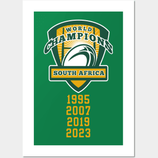 Springboks World Champions Posters and Art